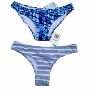 CUPSHE Swimwear Bikini Bottom 2 Piece Bundle Sz S NWOT